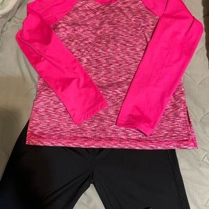 Girls 2 piece  rainbeau outfit